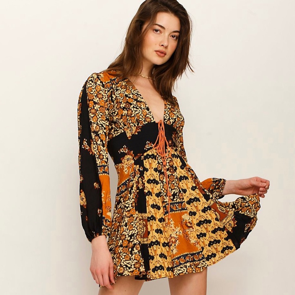 Mixin it up mini dress